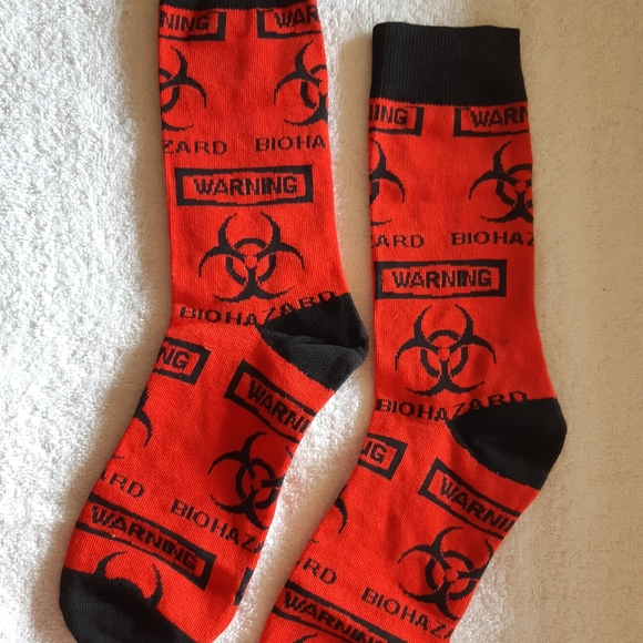 COPY - Biohazard pattern Socks - Picture 2 of 4